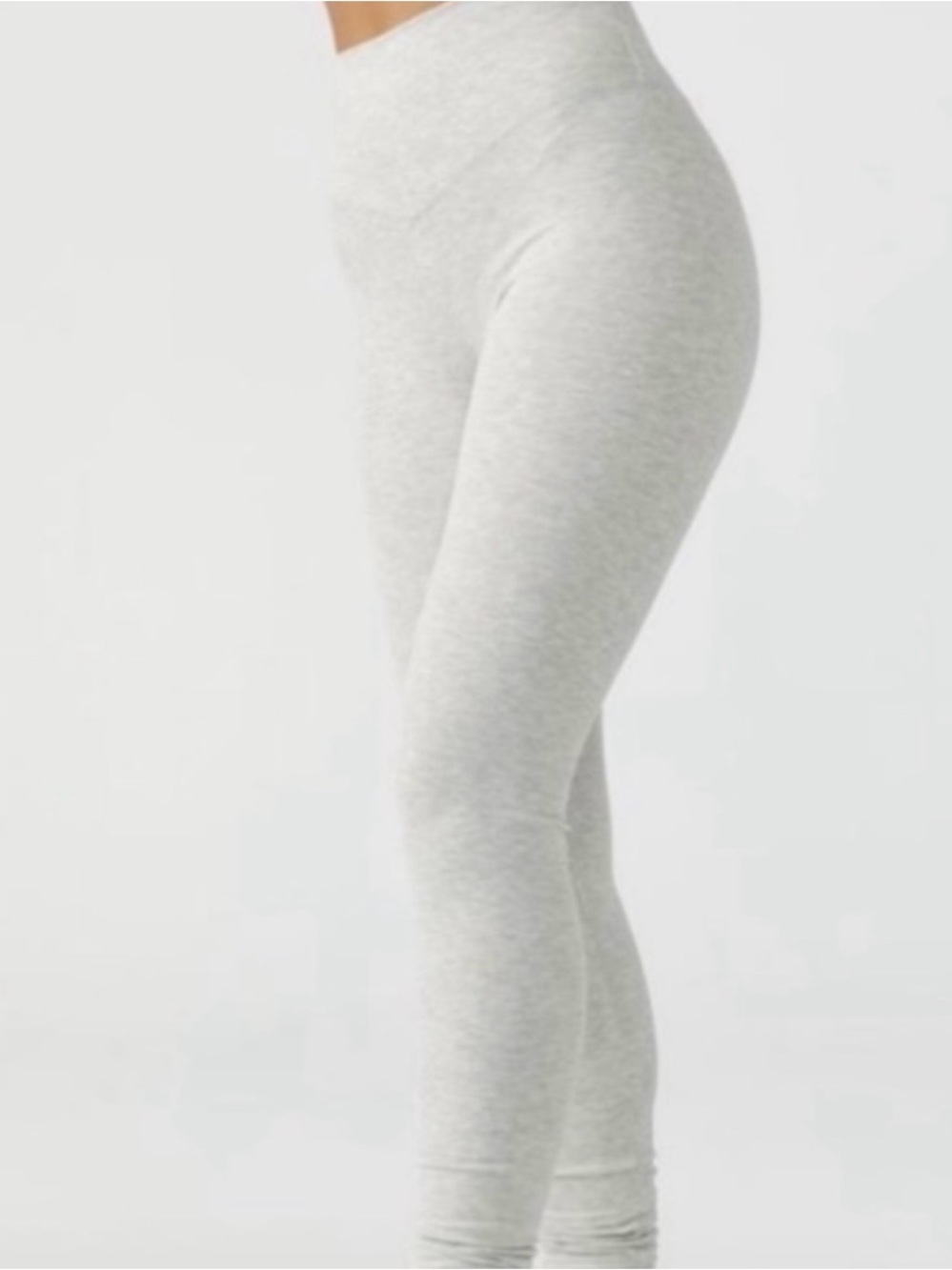 Joah Brown Ribbed Pearl Leggings